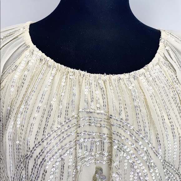 ANTHROPOLOGIE CAROLINA K Charo Beaded Swing Dress - Picture 9 of 14